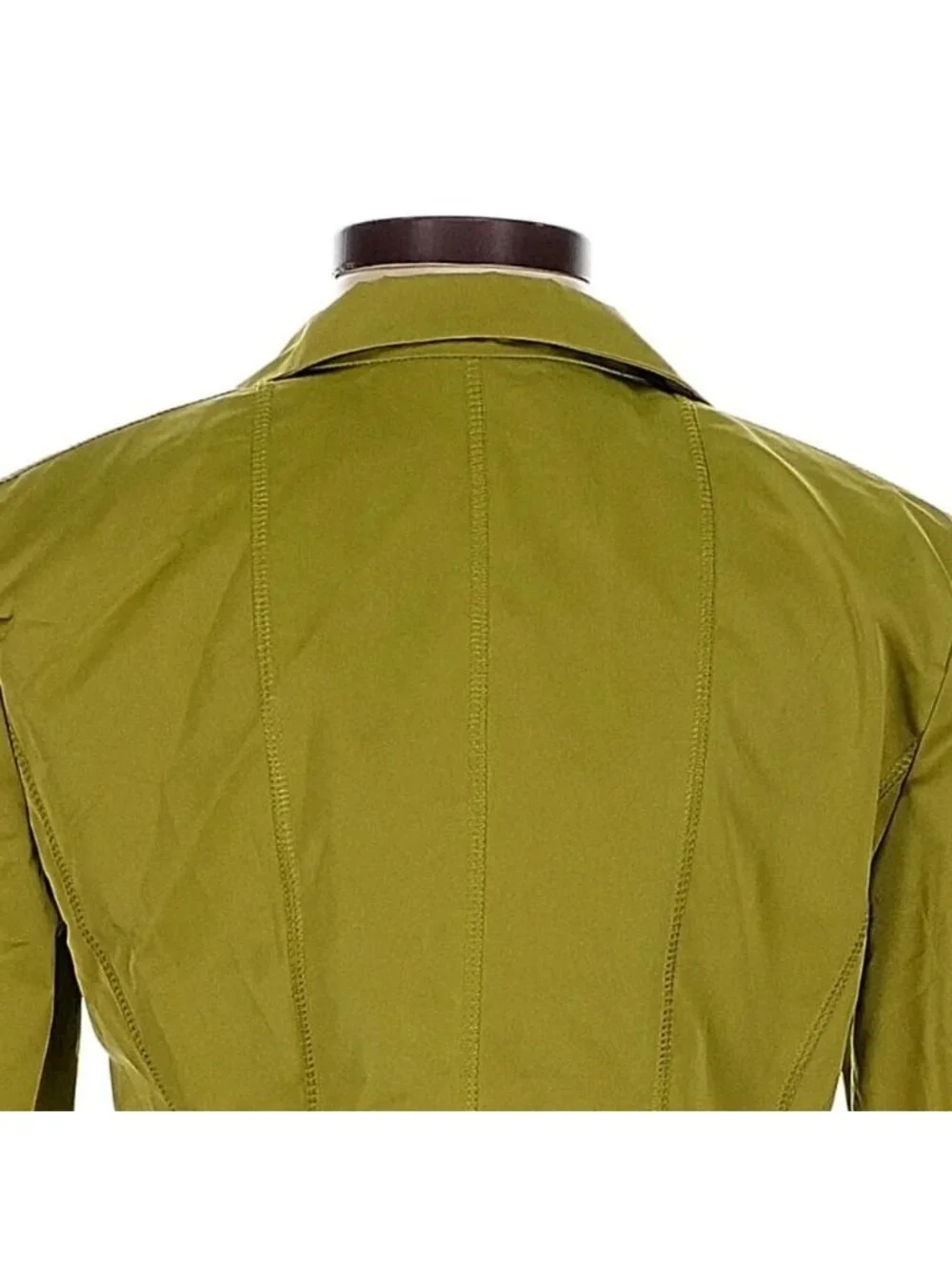 Lafayette 148 New York Reva Couture Sugarcane Jacket Blazer 4 Chartreuse Zip Up